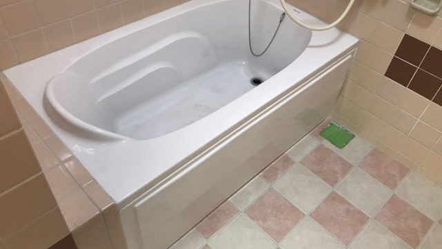 浴槽取替と床タイル張替